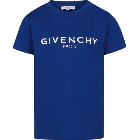 givenchy distressed t shirt blue|givenchy distressed logo t shirt.